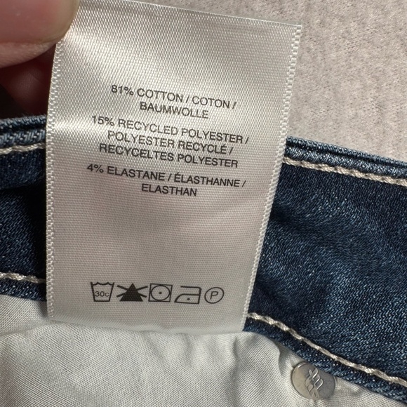 Sliver Jeans Womens 27 Blue Suki Straight Mid Rise Medium Wash Stretch - Picture 5 of 11